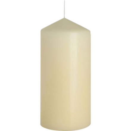 Bispol Adventní svíčka válcová 80 × 150 mm, krémová, 1 kus