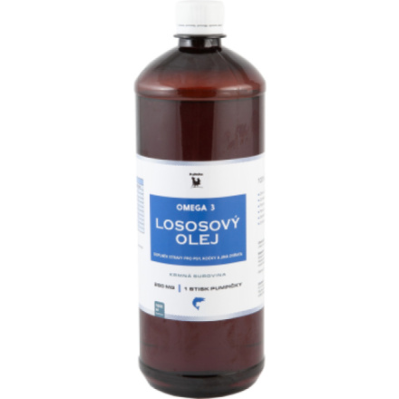 ProFitPet Lososový olej 100% surový, 1 l
