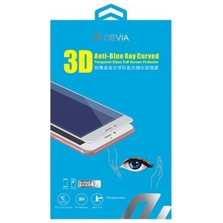 Devia ochranné sklo 3D Anti-Blue Ray Full Screen pro iPhone 6/6s BlackFrame 6952897985783
