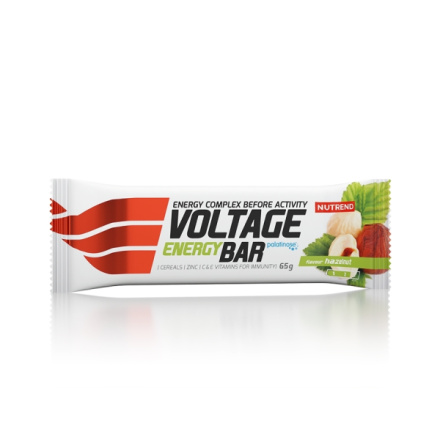 Nutrend VOLTAGE ENERGY bar 65 g, lískový oříšek VM-034-65-LO