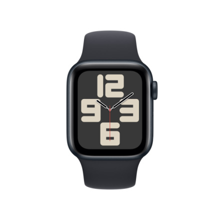 Apple Watch SE Cellular 40mm Temně inkoustový hliník s temně inkoustovým sportovním řemínkem - M/L MRGA3QC/A