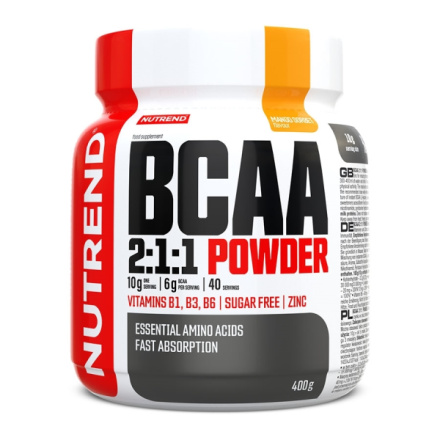 Nutrend BCAA 2:1:1 POWDER 400 g, mango VS-115-400-MN