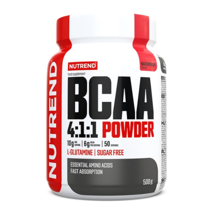 Nutrend BCAA 4:1:1 POWDER 500 g, meloun VS-114-500-MEL