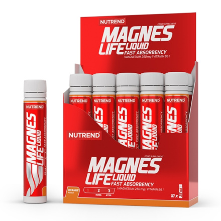 Nutrend MAGNESLIFE 10x 25 ml, pomeranč VT-023-250-PO