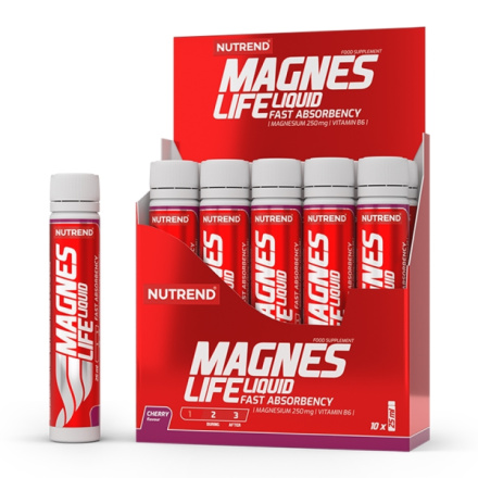 Nutrend MAGNESLIFE 10x 25 ml, višeň VT-023-250-VI