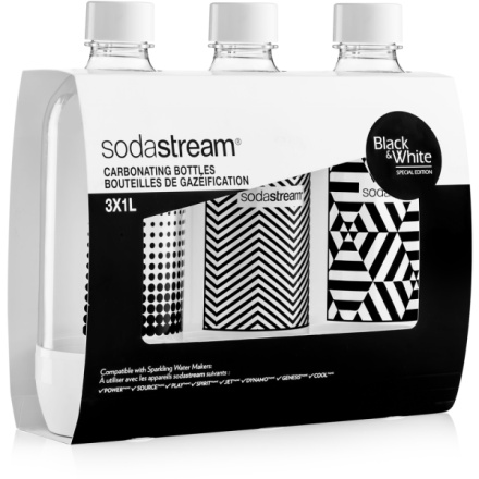 SodaStream Lahev JET TriPack Black&White, 1 l 42002132