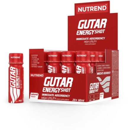 Nutrend GUTAR Energy Shot, 20x  60 ml VT-053-1200-XX