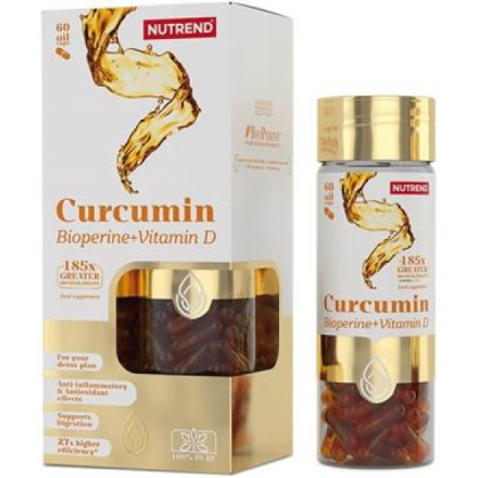 Nutrend CURCUMIN + BIOPERINE + Vitamin D, 60 kapslí VR-081-60-XX