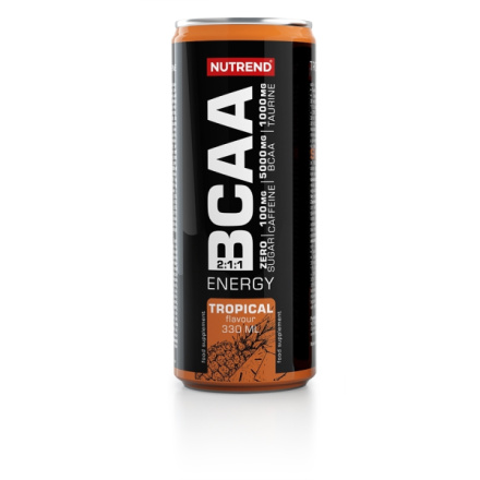 Nutrend BCAA ENERGY 330 ml, tropical REP-491-330-TR