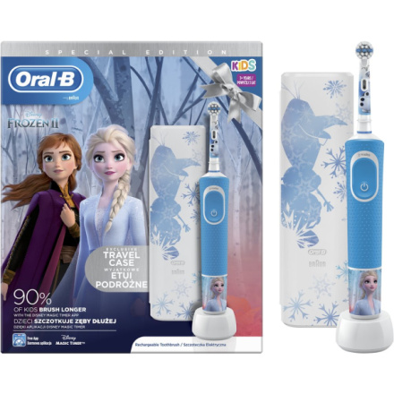 Oral-B Vitality D100 Frozen II. + cestovní pouzdro Oral-B Vitality D100 Frozen II.