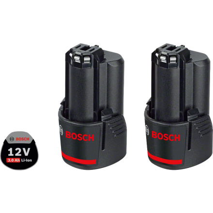 Bosch 2× GBA 12V 3.0Ah Professional Akumulátor  1.600.A00.X7D 