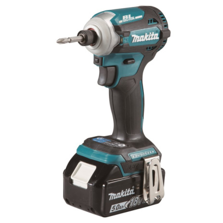 Makita DTD171RTJ Aku rázový šroubovák 1/4" Li-ion LXT 18V/5,0Ah, Makpac DTD171RTJ