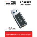 Adaptér Winner Type-C (female) to USB-A 3.0 (male) (Černý)