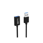 WG Prodlužovací kabel USB na USB - 1m (Černý) 0591194104497