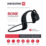 Sluchátka bluetooth Swissten Bone Conduction black 51106090