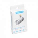 Adaptér HF / Audio + nabíjení iPhone Lightning 8-pin červená 0901737927033