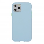 Pouzdro Solid Silicone Case - Samsung A51 světle modrá 7367791