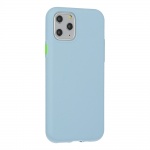 Pouzdro Solid Silicone Case - Samsung A51 světle modrá 7367791