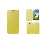 POUZDRO ORIGINÁL SAMSUNG I9500 GALAXY S4 Flip Cover (ef-fi950byegww) žlutá