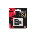 Paměťová karta Kingston microSDHC 32GB UHS-I + adaptér SDCA10/32GB
