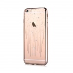 Pouzdro Crystal (Swarovski) Meteor iPhone 6/6S champagne gold