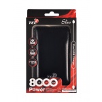 Power Banka Tel1 Slim 8000mAh černá 42657