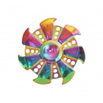 FIDGET SPINNER RAINBOW METALLIC SHURIKEN 45358