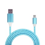 Kabel FLOW micro USB 1 metr modrá (fast charge) 4600577