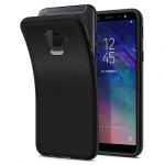 Pouzdro SPIGEN - Liquid Air Samsung A600 Galaxy A6 2018 - Černá 50408