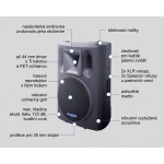 2× BC 1200 + DAC 1300 + DMC 2220 + MD 505 ozvučovací sestava