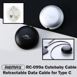 REMAX USB datový Kabel - Cutebaby RC-099a - Typ C, 1 m, bílá