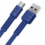 REMAX USB datový Kabel - Armor RC-116a - Typ C, 1 m, Modrá