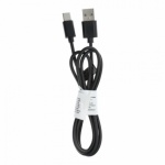 Kabel USB - Typ C 2.0 C366 1metr (prodloužený konektor: 8 mm) černá 0903396071089