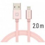 Datový kabel Micro USB 3A   2m (růžová) 71522305