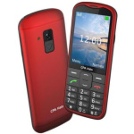 Tlačítkový telefon CPA Halo 28 Senior červený s nabíjecím stojánkem TELMY1028RE
