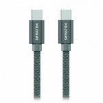 SWISSTEN TEXTILE datový kabel USB-C/USB-C 1,2 M šedá 8595217455979