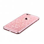 Pouzdro Crystal (Swarovski) Baroque iPhone 6/6S rose gold
