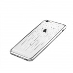 Pouzdro Crystal (Swarovski) Meteor iPhone 6/6S silver
