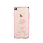 Pouzdro Crystal (Swarovski) Lotus iPhone 7 rose gold