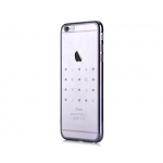 Pouzdro Crystal (Swarovski) Love iPhone 6/6S gun black