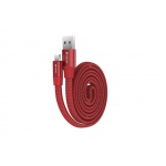 Kabel DEVIA Ring Y1 micro USB red 0,8m 005400