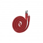 Kabel DEVIA Ring Y1 lighting Apple red 0,8m 005408