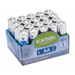 baterie zink-chloridové, 20ks, 1,5V AA (R6) 42003
