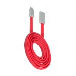 Datový kabel Wave Beeyo Apple iPhone 5/5S/6/6S/SE červená 26871