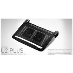 chladicí ALU podstavec Cooler Master NotePal U2 PLUS pro NTB 12-17'' black, 2x8cm fan, R9-NBC-U2PK-GP