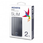 ADATA HC660/2TB/HDD/Externí/2.5"/Stříbrná/3R, AHC660-2TU31-CGY