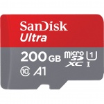 + SanDisk Ultra microSDXC 200GB 100MB/s + adaptér, SDSQUAR-200G-GN6MA