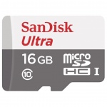 + SanDisk Ultra microSDHC 16GB 80MB/s C10 UHS-I, 173395