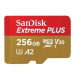 SanDisk Extreme Plus microSDXC 256GB 170MB/s +ada., SDSQXBZ-256G-GN6MA