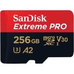 SanDisk Extreme Pro microSDXC 256GB 170MB/s + ada., SDSQXCZ-256G-GN6MA
